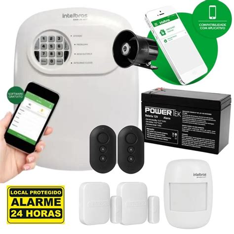 Kit Alarme Residencial Anm Net Intelbras Acesso Por App Alarme