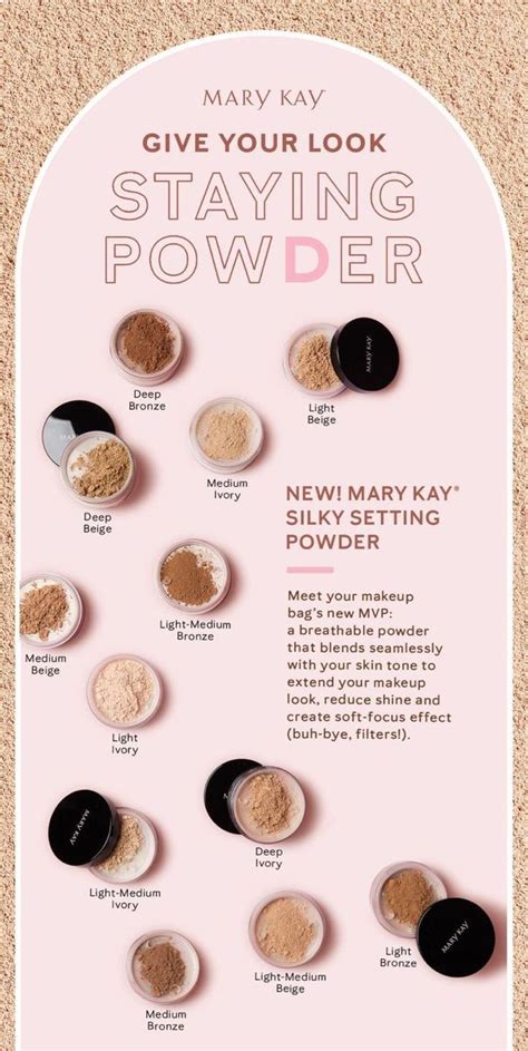 Mary Kay Silky Setting Powder Mary Kay Mary Kay Foundation Mary Kay Cosmetics