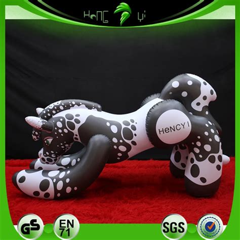 Hongyi Toy Inflatable Spotted Horse Balloons Ride On Custom Inflatable