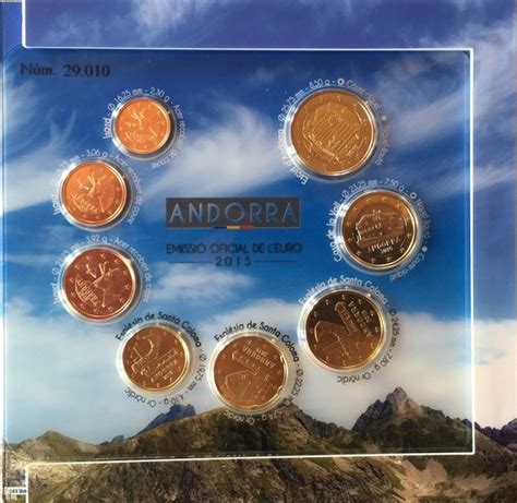 Serie De Euro Bu Fdc Andorra Monedas De C Ntimo A Euros