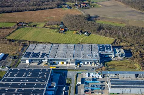 Luftbild Hamm Gebäudekomplex und Logistikzentrum auf dem Gelände