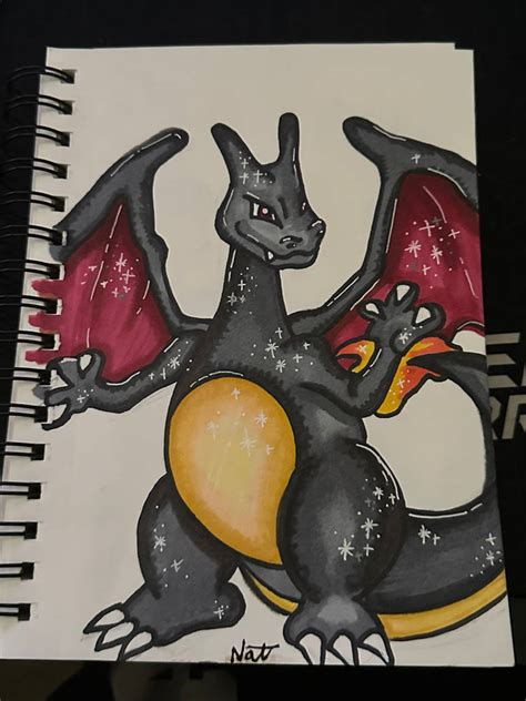 Shiny Charizard by NatalieArt247 on DeviantArt