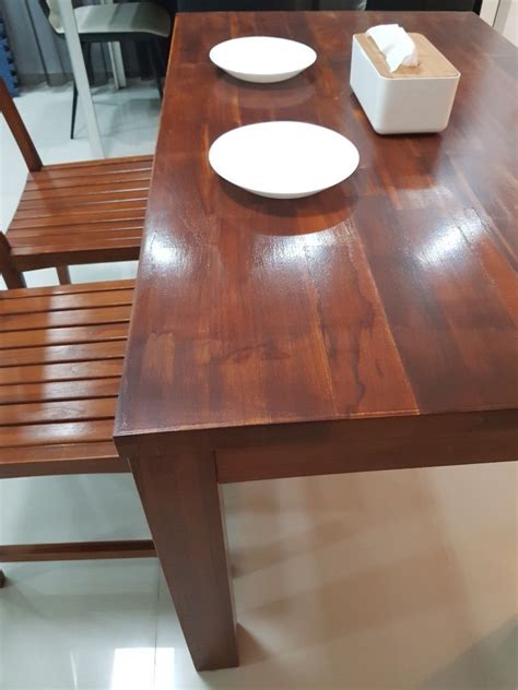 Scanteak Solid Teak Wood Table Furniture Home Living Furniture