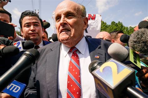 Rudy Giuliani Mugshot Released After He Surrenders At Georgia Jail In