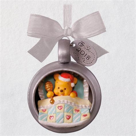 Disney Winnie The Pooh Baby S First Christmas 2018 Metal Ornament