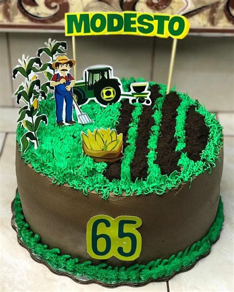 Pastel Cake Agricultor Pastel para papá Pastel de tractor