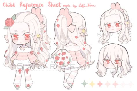 chibi reference sheet by LofiHime on DeviantArt