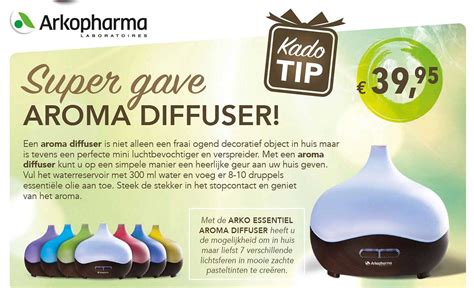 Arko Essential Aroma Diffuser Aanbieding Bij Gezond Wel Folders Nl