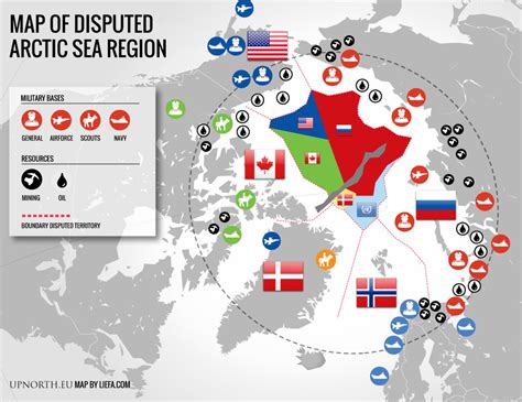 north pole map  territories