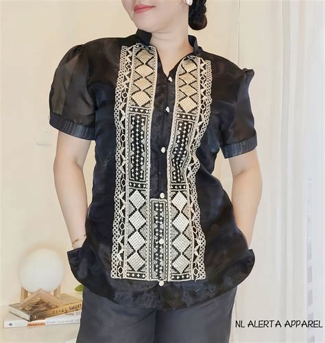 Modern Filipiniana Barong For Women Lazada Ph