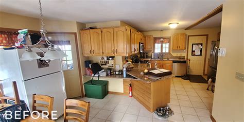 High End Kitchen Remodel With Chicago Brick Veneer