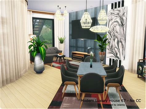 The Sims Resource Modern Luxury House 67 No Cc