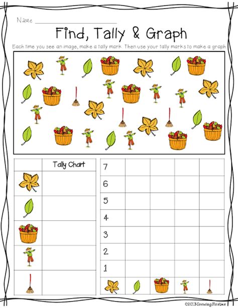 Primary Chalkboard: Fire Safety Find, Tally & Graph Freebie!