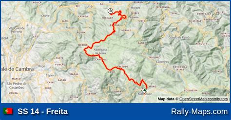 Ss Freita Stage Map Rally Internacional Tap Wrc Rally