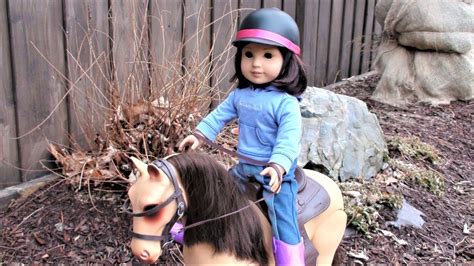 Horseback Riding Feeding Surprise Poop American Girl Doll Videos