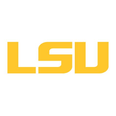 The Lsu Logo On A White Background