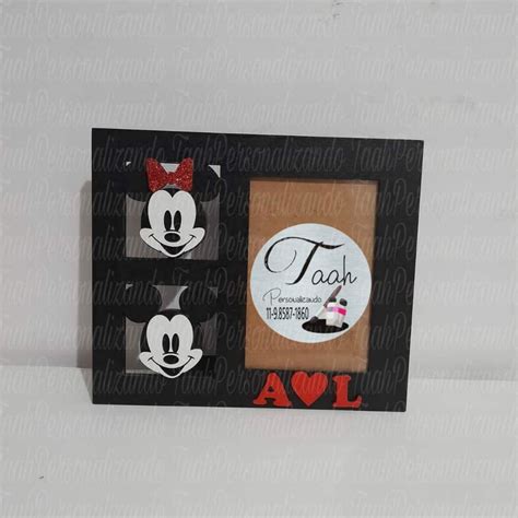 Porta Retrato Mickey E Minnie Elo Produtos Especiais