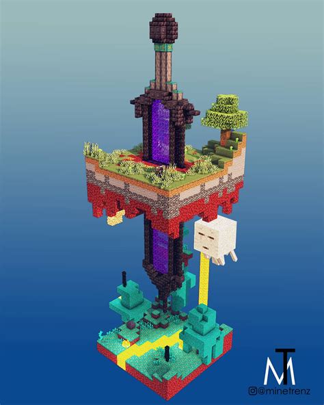 I Build this for a 1 chunk challenge : Minecraft