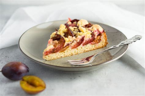 Zwetschgenkuchen Mit Streusel Und Quark L Teig Histaminarm Laktosefrei