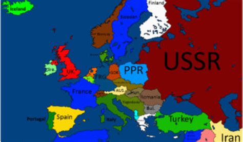 Map Of Europe In 1946 Maps For Mappers Historical Maps