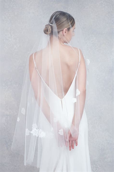 Beach Rose Veil / 2-tier/ Flower Lace Veil / Cathedral, Chapel, Floor