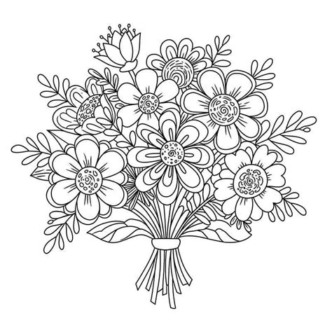 Buque De Flores Para Imprimir - 7
