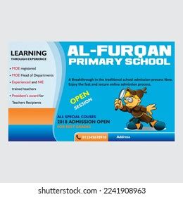 School Banner Logo Design Vector Stock Vector (Royalty Free) 2241908963 ...