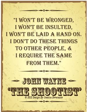 John Wayne The Shootist Quotes. QuotesGram