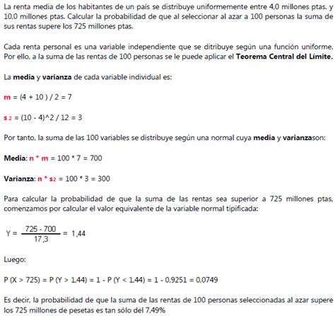 Probabilidad y Estadística LECCION 36 Teorema Central del Límite