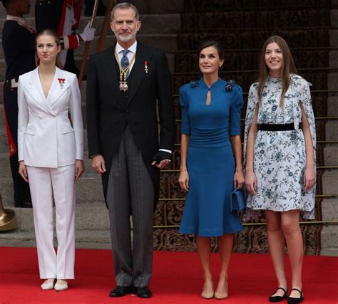 El Vestido Alquilado De Erdem De La Infanta Sofía En La Jura De La Constitución De La Princesa