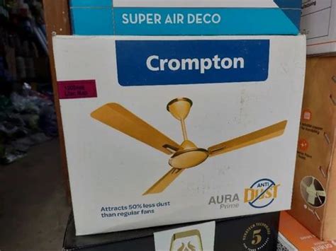 3 Blades Crompton Aura Prime Anti Dust Ceiling Fan At Rs 2800 Piece In