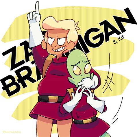 Futurama Zapp Brannigan and Kif lol by BeefyCupcakes on DeviantArt