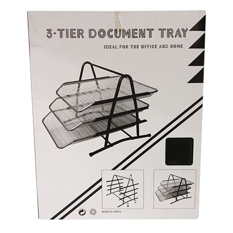 3 Tier Wire Mesh Document Tray 2003 Axton