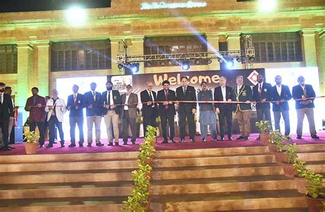 Sindh Governor Kamran Khan Tessori inaugurates 40 Over’s Cricket Global ...