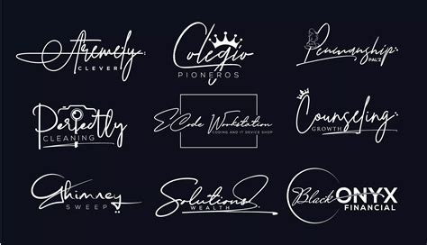 I Will Design Signature Handwritten Scripted Cursive Style Logo In