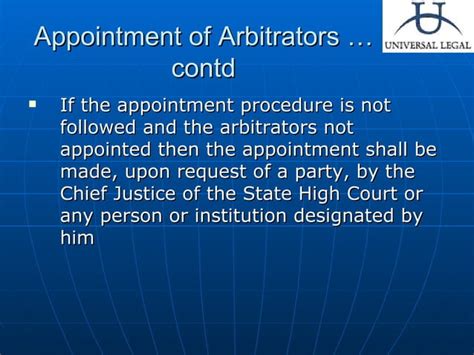 Arbitration And Conciliation