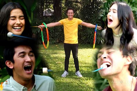 Hula Hoop Marshmallow Challenge With The Cast Of Bagani Abs Cbn