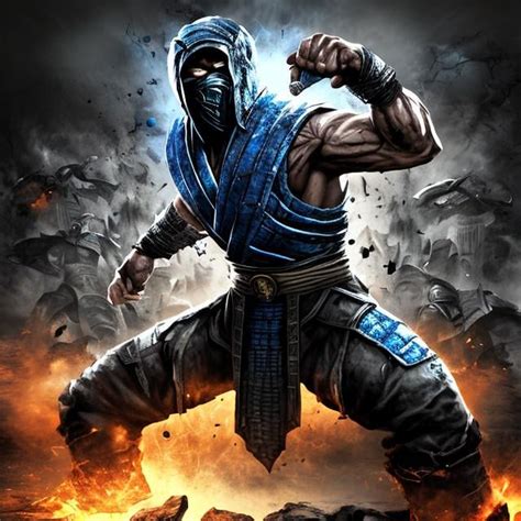 Mortal Kombat Sub Zero Fighting Guns And Ammo Bange