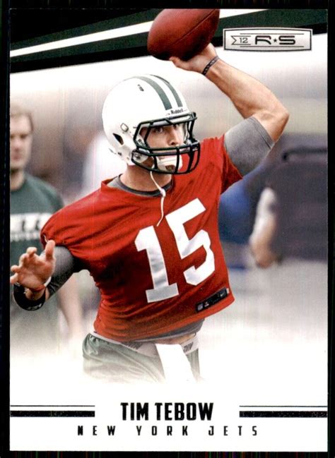 Panini Rookies Stars Tim Tebow New York Jets Nfl Football Ebay