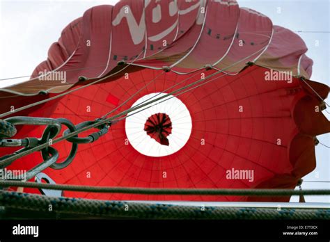 Opening The Parachute Valve In A Hot Air Balloon For Descending