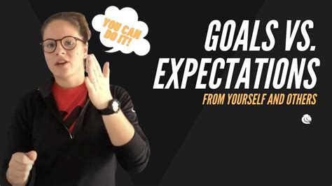 Goals Vs Expectations In Sport Performance Brain Food Youtube