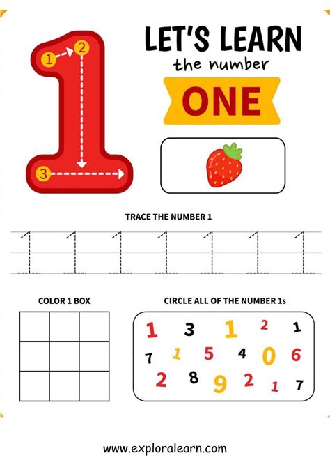 Number Practice Worksheets: Building Numerical Foundations for 2-6 Year ...