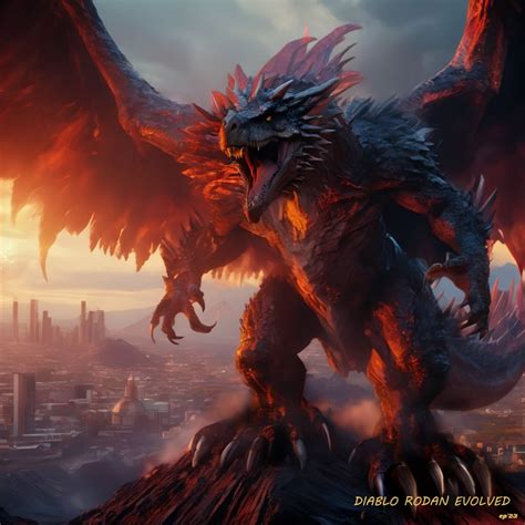 Diablo Titanus Rodan Evolved Rgodzilla