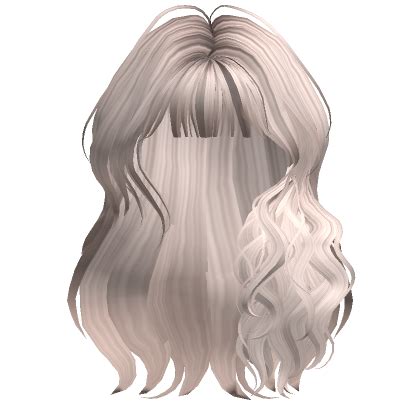 Cute Waves W Bangs In Platinum Blonde Roblox