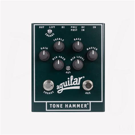 Aguilar Tone Hammer Préamp Di Pour Basse Au Format Pédale