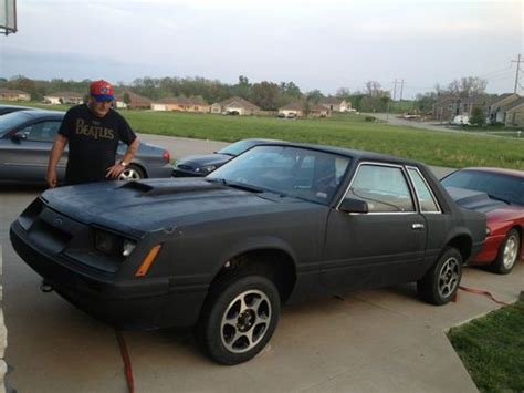 Sell used 1984 Mustang Coupe Notchback Roller 84 Ford Fox Body in Basehor, Kansas, United States ...