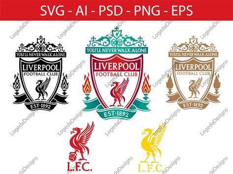 Liverpool Fc Logo Pack Ai Svg Psd Png Eps Lfc Etsy