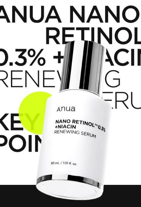 Anua Nano Retinol Niacin Renewing Serum Ml Dr Lilii Beauty