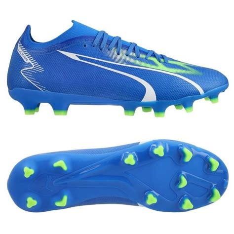 Puma Ultra Match Fg Ag Gear Up Ultra Blue Hvit Gr Nn