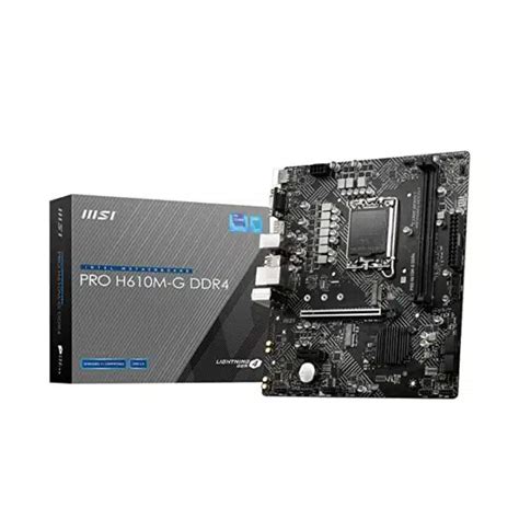 MSI PRO H610M-G DDR4 Intel Motherboard LGA 1700 | Bermor Techzone